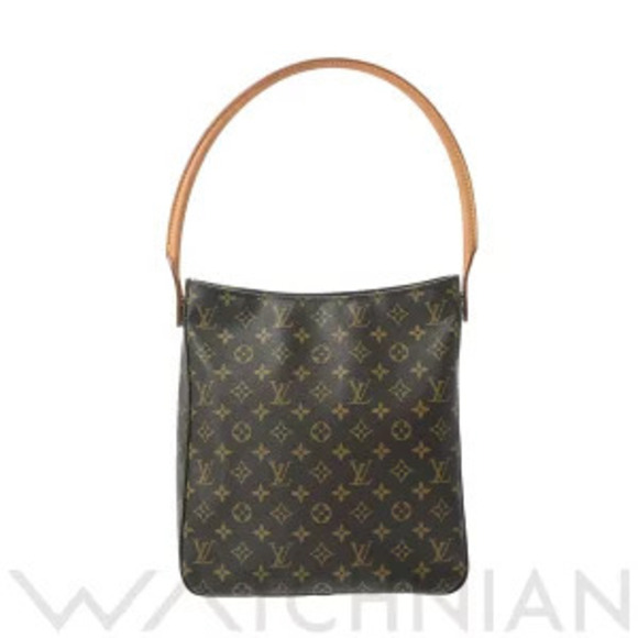 Louis Vuitton Handbags - Louis Vuitton Monogram Looping Brown Canvas Shoulder Bag